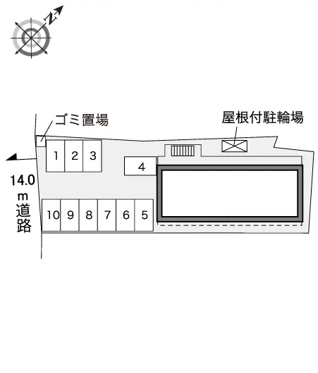 ★手数料０円★沼津市原　月極駐車場（LP）